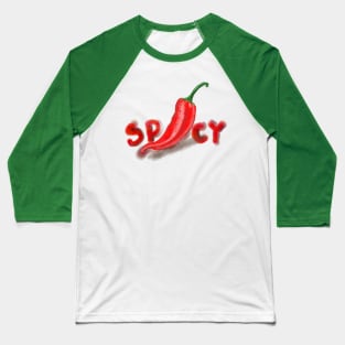 Spicy food Baseball T-Shirt